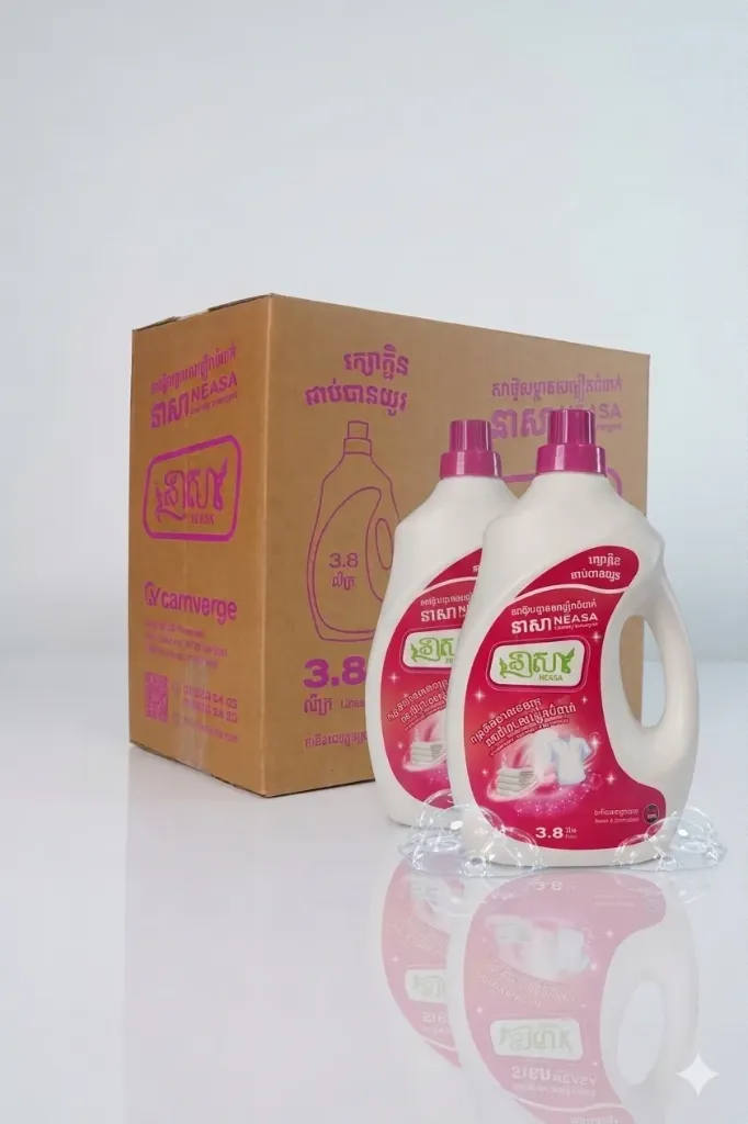 Neasa Laundry Detergent - 3.8L Box (4 Bottles)